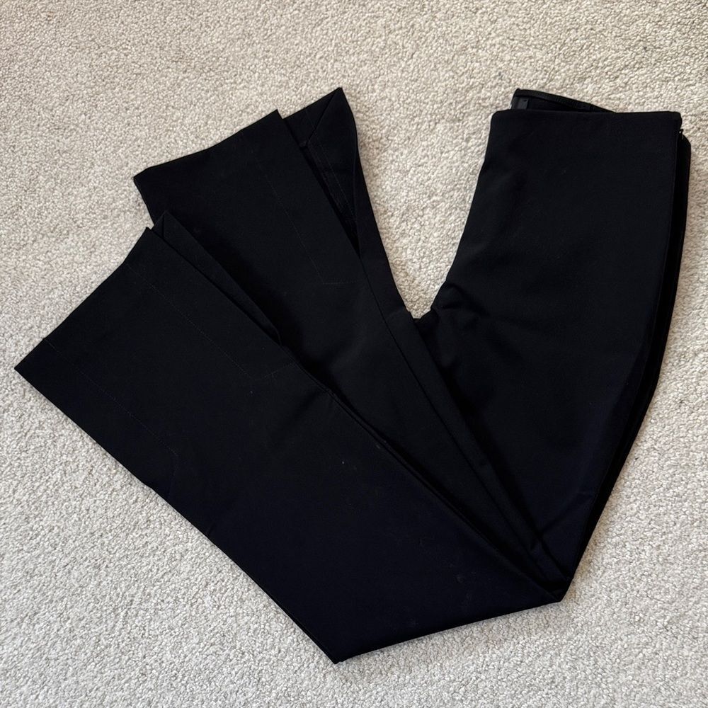 Aritzia Ten Eline Pants Slim Fit Flare Pants 32" Black Sz8